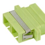 HSELSK05CP LWL Kupplung SC-Duplex, Kunststoff, OM5, Keramik, Flansch<br><u>Verkaufseinheit: 1Stk</u>