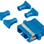 HSELSK09CP LWL Kupplung SC-Duplex, Kunststoff, OS2, Keramik, Flansch<br><u>Verkaufseinheit: 1Stk</u>