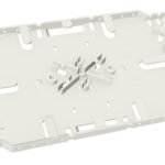 HSELSZSK01 LWL Spleißkassette ohne Abdeckung ohne Kamm, stapelbar, weiß<br><u>Verkaufseinheit: 1Stk</u>