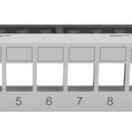 HSER0120GS Patchpanel 10" leer für 12 Module (SFA)(SFB), 1HE, RAL7035<br><u>Verkaufseinheit: 1Stk</u>