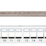 HSER0240GS Patchpanel 19" leer für 24 Module (SFA)(SFB), 1HE, RAL7035<br><u>Verkaufseinheit: 1Stk</u>