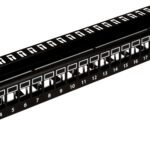 HSER0240SP Patchpanel 19" leer für 24 Module (SFA)(SFB), 1HE, RAL9005<br><u>Verkaufseinheit: 1Stk</u>