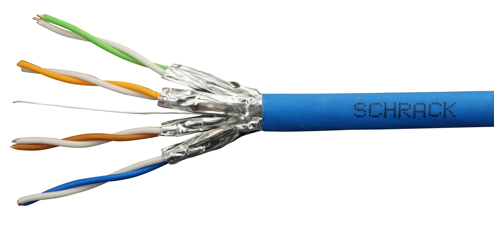 f_hskf423hb5 HSKF423HB5 U/FTP Kabel Cat.6a, 4x2xAWG23/1, 500MHz, LS0H, Dca, blau<br><u>Verkaufseinheit: 500m</u> – Bild 1