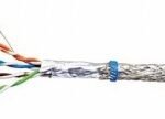 HSKS424PP5 SF/UTP Kabel Cat.5e, 4x2xAWG24/1, PVC, Eca, blau<br><u>Verkaufseinheit: 500m</u>