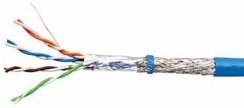 f_hsks424pp5 HSKS424PP5 SF/UTP Kabel Cat.5e, 4x2xAWG24/1, PVC, Eca, blau<br><u>Verkaufseinheit: 500m</u> – Bild 1
