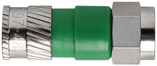 HSZUSFC49- SAT Koax F-Stecker Kompression,Kabel Dielektr. 4,9,CFS 97-48<br><u>Verkaufseinheit: 1Stk</u>