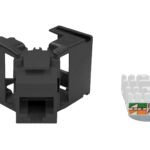 HVSMRJ6UWB TOOLLESS LINE Buchse RJ45 ungeschirmt Cat.6 (SFA), schwarz<br><u>Verkaufseinheit: 1Stk</u>