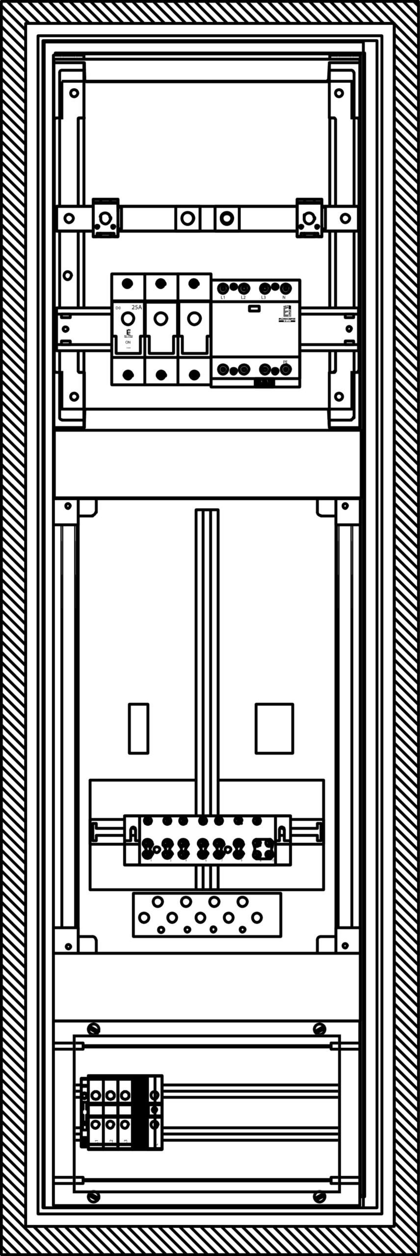 f_ig714181- IG714181-- Kunststoff-Verteiler außen 1ZP mit D02 m. Übsp.abl. (3+1)C<br><u>Verkaufseinheit: 1Stk</u> – Bild 1