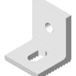 IG914025-- Rasterwinkel M6, H=25mm<br><u>Verkaufseinheit: 1Stk</u>