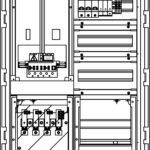 IGFZ1133-- Zählerverteiler Freiluft F/1 K NV (36TE) + KF ÜA(3)C<br><u>Verkaufseinheit: 1Stk</u>