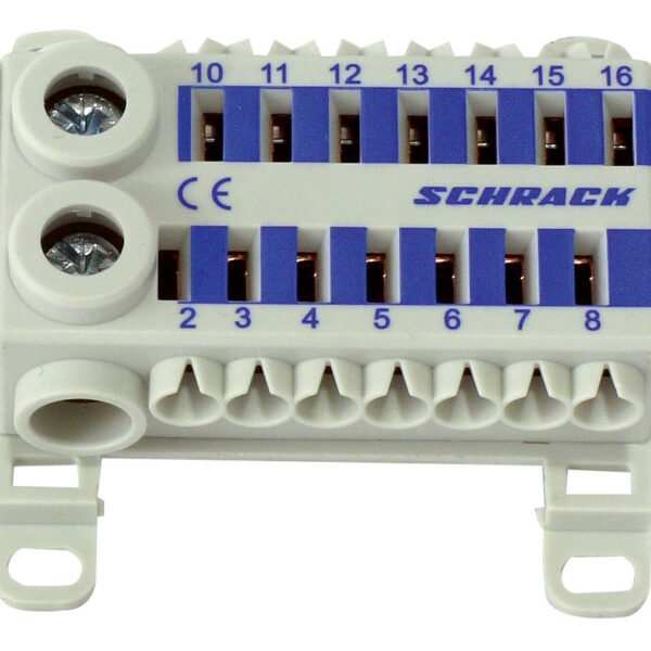 IK021078-- EASY CONNECTION BOX, blau, 2 x 25mm², 14 x 4mm²<br><u>Verkaufseinheit: 1Stk</u>