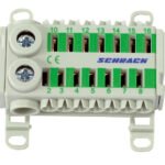 IK021079-- EASY CONNECTION BOX grün, 2 x 25mm², 14 x 4mm²<br><u>Verkaufseinheit: 1Stk</u>