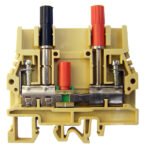 IK170006-- Prüftrennklemme mit Sockeln für Prüfstecker 6mm²<br><u>Verkaufseinheit: 1Stk</u>