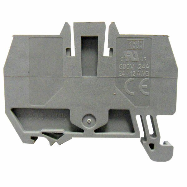 IK200202-C Endplatte für Federkraftklemme HMM 2,5mm², grau<br><u>Verkaufseinheit: 1Stk</u>