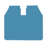 IK601216-A Endplatte für Schraubklemme AVK 16 RD blau<br><u>Verkaufseinheit: 1Stk</u>