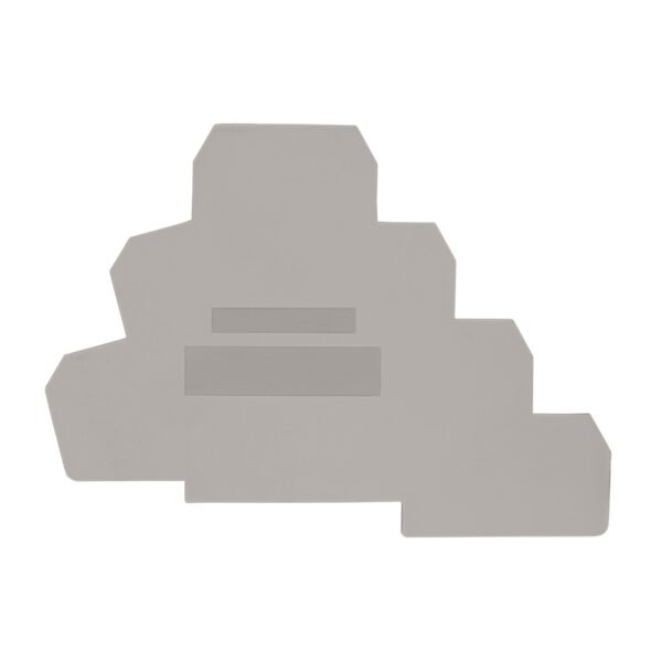 IK680203-- Endplatte für Dreistockklemme PUK 3 T grau<br><u>Verkaufseinheit: 1Stk</u>