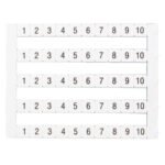 IK697020-- Markierungsetiketten DY 5 bedruckt von "1-10" (5-mal)<br><u>Verkaufseinheit: 1Stk</u>