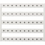 IK697085-- Markierungsetiketten DY 5 bedruckt mit "+" (50-mal)<br><u>Verkaufseinheit: 1Stk</u>