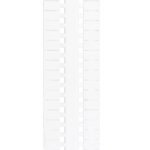 IK697950-- Markierungsetiketten DG 10/6 T unbedruckt (36 Schilder)<br><u>Verkaufseinheit: 1Stk</u>