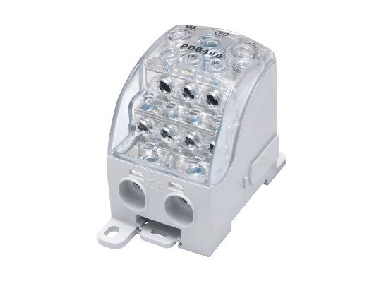 f_ika01490- IKA01490-- Anschlussblock,1-polig, 490A, 1x185 + 2x35 + 3x25 + 4x16mm²<br><u>Verkaufseinheit: 1Stk</u> – Bild 1