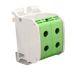 IKA21336-- Aluminium / Kupfer Klemme, 1-polig, Doppel 50mm² grün<br><u>Verkaufseinheit: 1Stk</u>