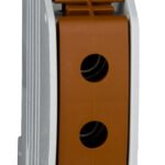 IKA21340-- Aluminium / Kupfer Klemme, 1-polig, 50mm² braun<br><u>Verkaufseinheit: 1Stk</u>