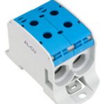 IKA21426-- Aluminium / Kupfer Klemme, 1-polig, Doppel 95mm² blau<br><u>Verkaufseinheit: 1Stk</u>