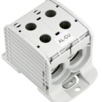 IKA21516-- Aluminium / Kupfer Klemme, 1-polig, Doppel 185mm² grau<br><u>Verkaufseinheit: 1Stk</u>