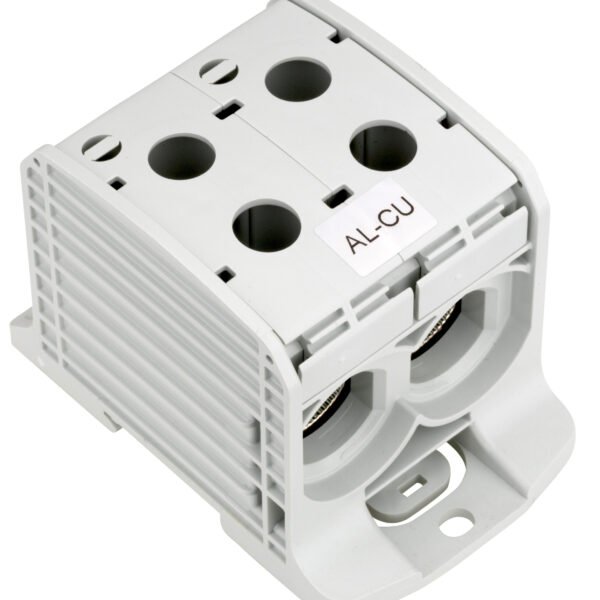 IKA21516-- Aluminium / Kupfer Klemme, 1-polig, Doppel 185mm² grau<br><u>Verkaufseinheit: 1Stk</u>