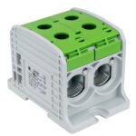 IKA21536-- Aluminium / Kupfer Klemme, 1-polig, Doppel 185mm² grün<br><u>Verkaufseinheit: 1Stk</u>