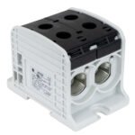 IKA21556-- Aluminium / Kupfer Klemme, 1-polig, Doppel 185mm² schwarz<br><u>Verkaufseinheit: 1Stk</u>