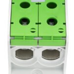 IKA21736-- Aluminium / Kupfer Klemme, 1-polig, Doppel 300mm² grün<br><u>Verkaufseinheit: 1Stk</u>