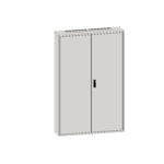 IL036442-F Aufputz-Rahmen 4A-42 mit Türe, Rückwand und Schwenkhebel<br><u>Verkaufseinheit: 1Stk</u>