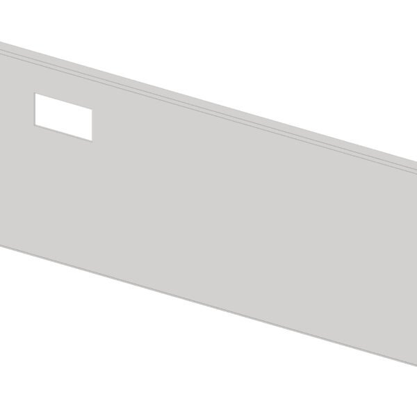 IL066306K- Blindfrontplatte 3B6K Kunststoff, mit TYTAN-Ausschnitt<br><u>Verkaufseinheit: 1Stk</u>