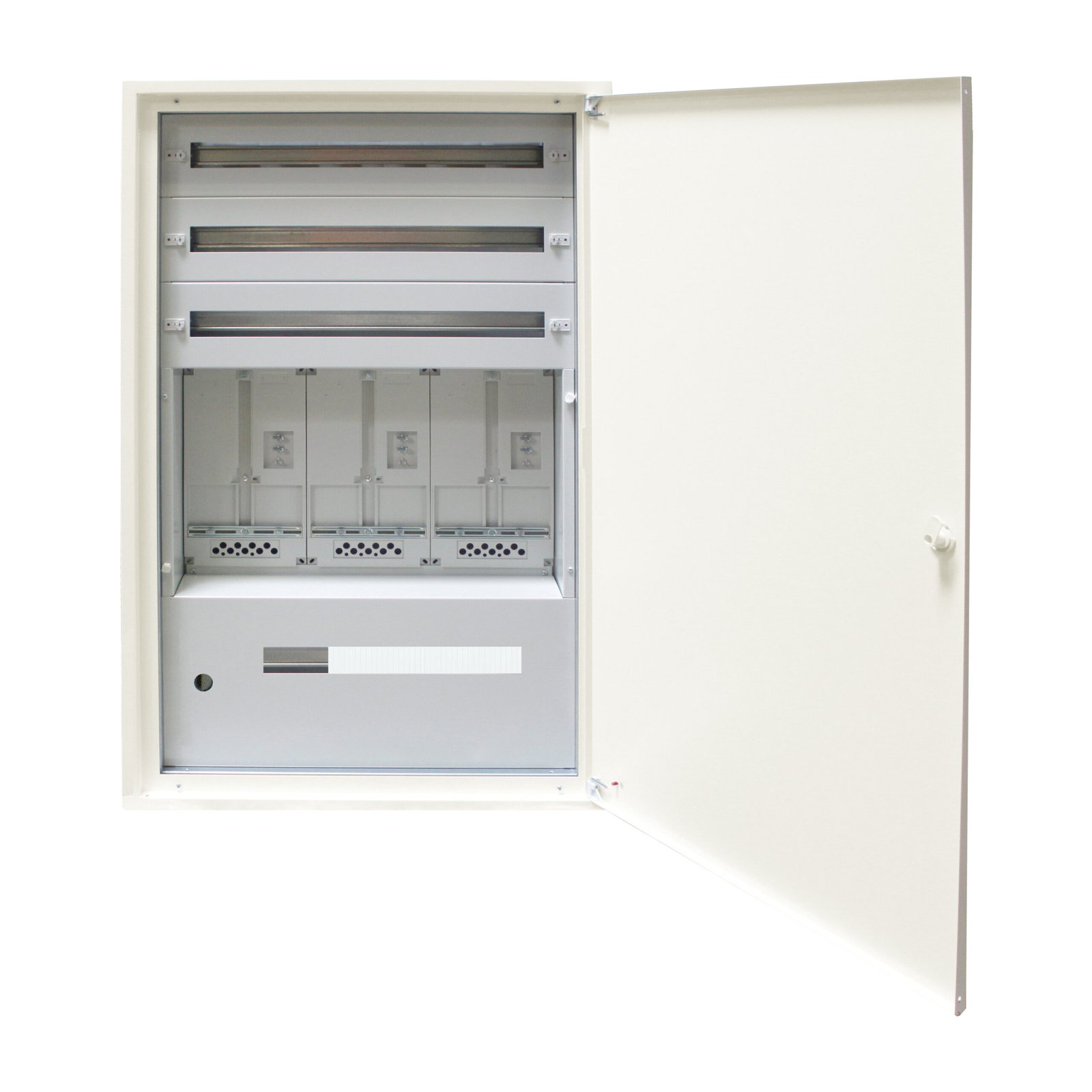 f_il264324-a IL264324-A Eco-UP-Verteiler Steiermark leer 3U24 mit Mauerwanne<br><u>Verkaufseinheit: 1Stk</u> – Bild 1