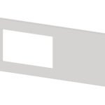 IL550507-- Frontplatte mit Ausschnitt 196x187mm Stahlblech Breite 5<br><u>Verkaufseinheit: 1Stk</u>