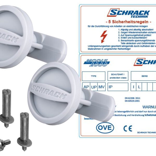 IL900062-- Beipack M2000 Set AP ab 28 Modulhöhen RAL7035 2 Drehriegel<br><u>Verkaufseinheit: 1Stk</u>