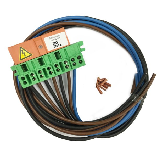 IL900165-A 4-polige Zählerklemme max. 40A NZHS + 1m Kabel EVN grün<br><u>Verkaufseinheit: 1Stk</u>