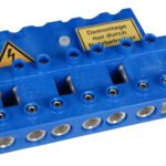 IL900176-- 4-polige Zähleranschlussklemme  50A, Netz NÖ blau<br><u>Verkaufseinheit: 1Stk</u>