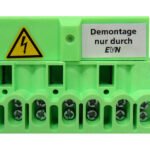 IL900196-- 4-polige Zähleranschlussklemme EVN, 50A, 10-16mm², grün<br><u>Verkaufseinheit: 1Stk</u>