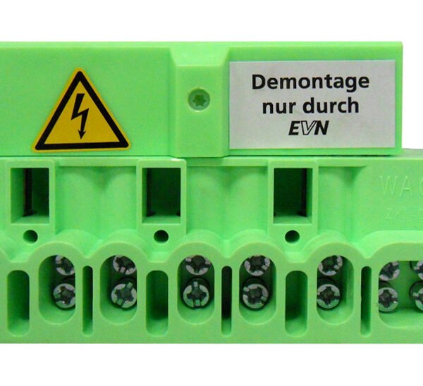 IL900196-- 4-polige Zähleranschlussklemme EVN, 50A, 10-16mm², grün<br><u>Verkaufseinheit: 1Stk</u>