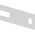 IL900293-- Abdeckplatte 2 Zählerbreiten<br><u>Verkaufseinheit: 1Stk</u>