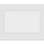 IL900322-F Frontplatte 2 Zählerbreiten / 7 Modulhöhen, mit Plexiglas<br><u>Verkaufseinheit: 1Stk</u>