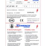 IL900375-C Typenschild Modul 2000 inklusive 5 Sicherheitsregeln<br><u>Verkaufseinheit: 1Stk</u>