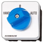 IN006122-- Umschalter für Einbau, 1-polig, HAND-0-AUTO<br><u>Verkaufseinheit: 1Stk</u>