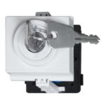 IN082102-- Ausschalter mit Schlüssel 1-polig, Reiheneinbau, abziehbar<br><u>Verkaufseinheit: 1Stk</u>