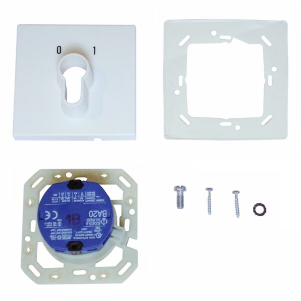 IN210000-- Schlüsselschalter Unterputz,1-polig, 0-1<br><u>Verkaufseinheit: 1Stk</u>