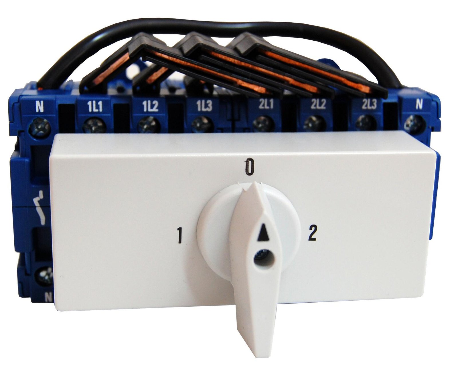 f_in882010- IN882010-- Umschalter 1-0-2, Reiheneinbau, 4-polig, 80A<br><u>Verkaufseinheit: 1Stk</u> – Bild 1