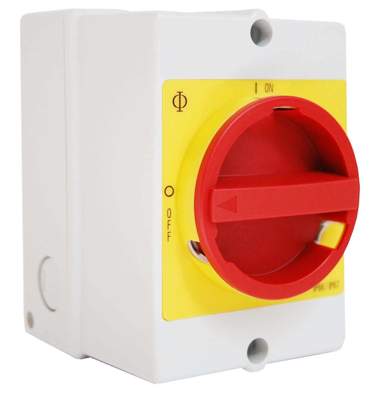 f_in892016- IN892016-- Reparaturschalter Not-Aus, 3-polig, 1S/1Ö + PE-Klemme, 20A<br><u>Verkaufseinheit: 1Stk</u> – Bild 1