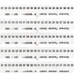 IP190301-- Kennzeichnungsschildchen für TB und ST, 301-350 (je 2mal)<br><u>Verkaufseinheit: 1VE</u>